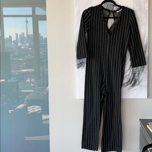 Zara Striped Jumpsuit
